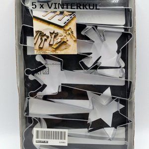 Ikea Vinterkul Pastry Cutter, Set of 5 Stainless Steel